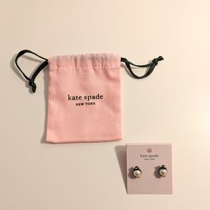 Kate Spade Penguin Pearl Stud Earrings - Arctic Friends Collection